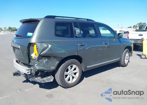 2013 Toyota Highlander Se V6 из США, поврежденный, VIN 5TDZK3EH9DS103583